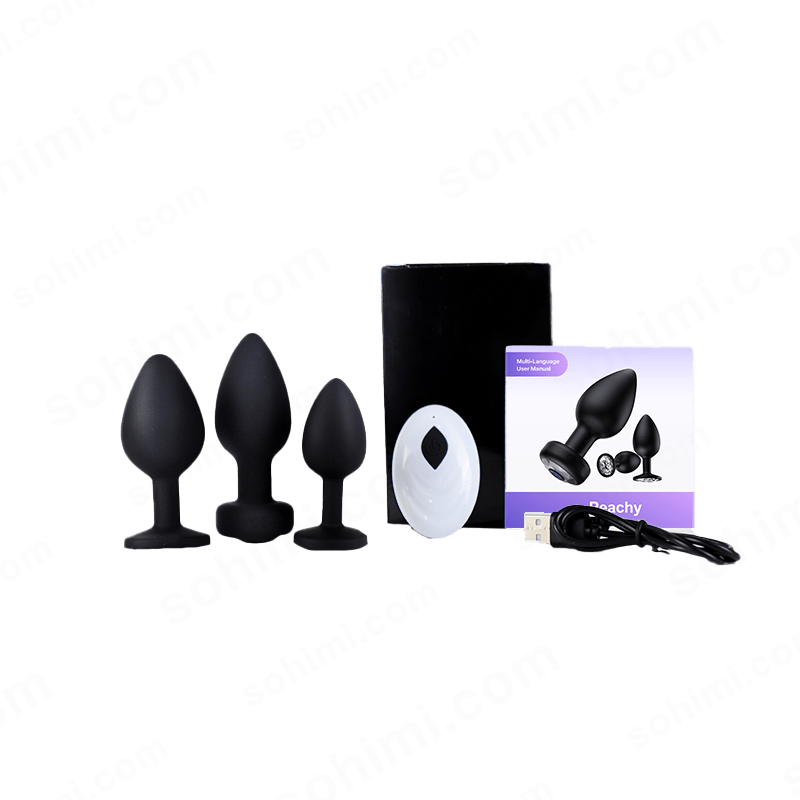 App-Controlled 3-Piece Anal Vibrator Set