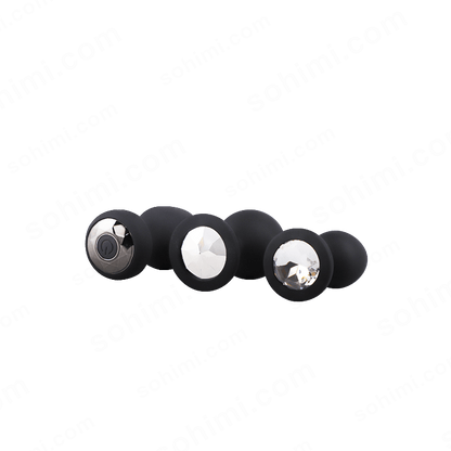 App-Controlled 3-Piece Anal Vibrator Set