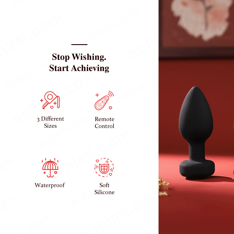 App-Controlled 3-Piece Anal Vibrator Set