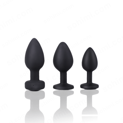 App-Controlled 3-Piece Anal Vibrator Set