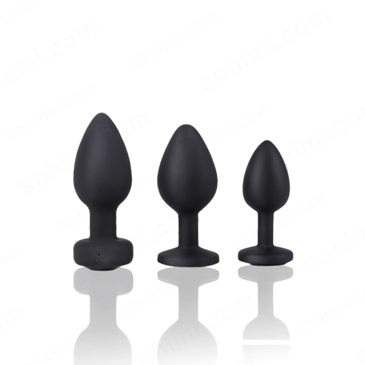 App-Controlled 3-Piece Anal Vibrator Set