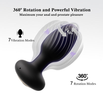 Remote-Control Rotating Anal Plug