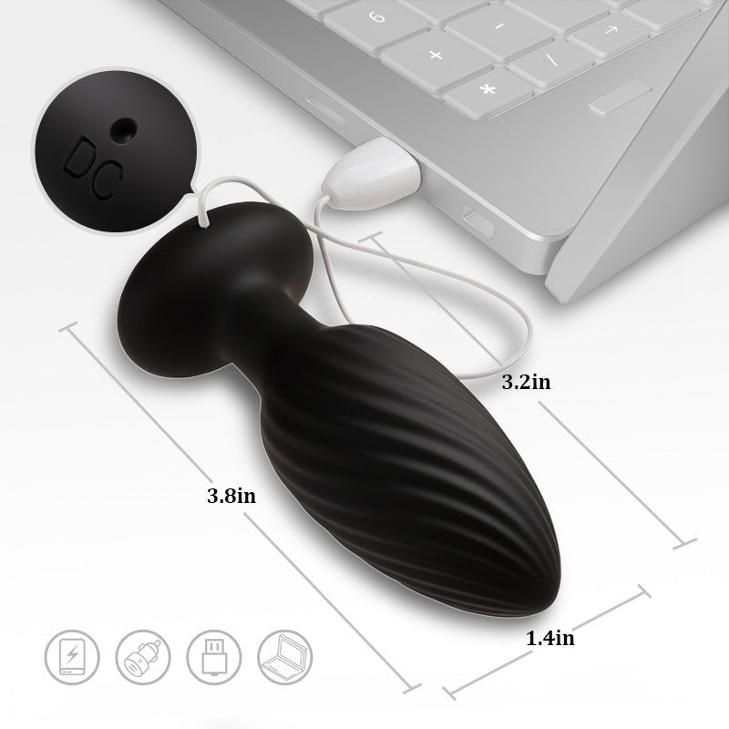 Remote-Control Rotating Anal Plug