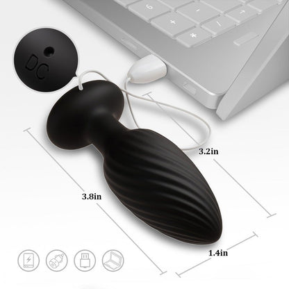 Remote-Control Rotating Anal Plug