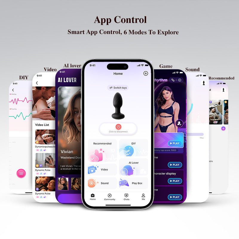 Remote-Control Rotating Anal Plug