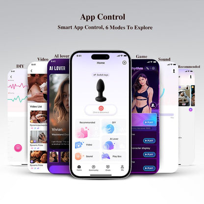 Remote-Control Rotating Anal Plug
