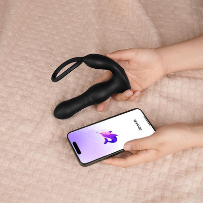 App-Controlled Thrusting Anal Vibrator