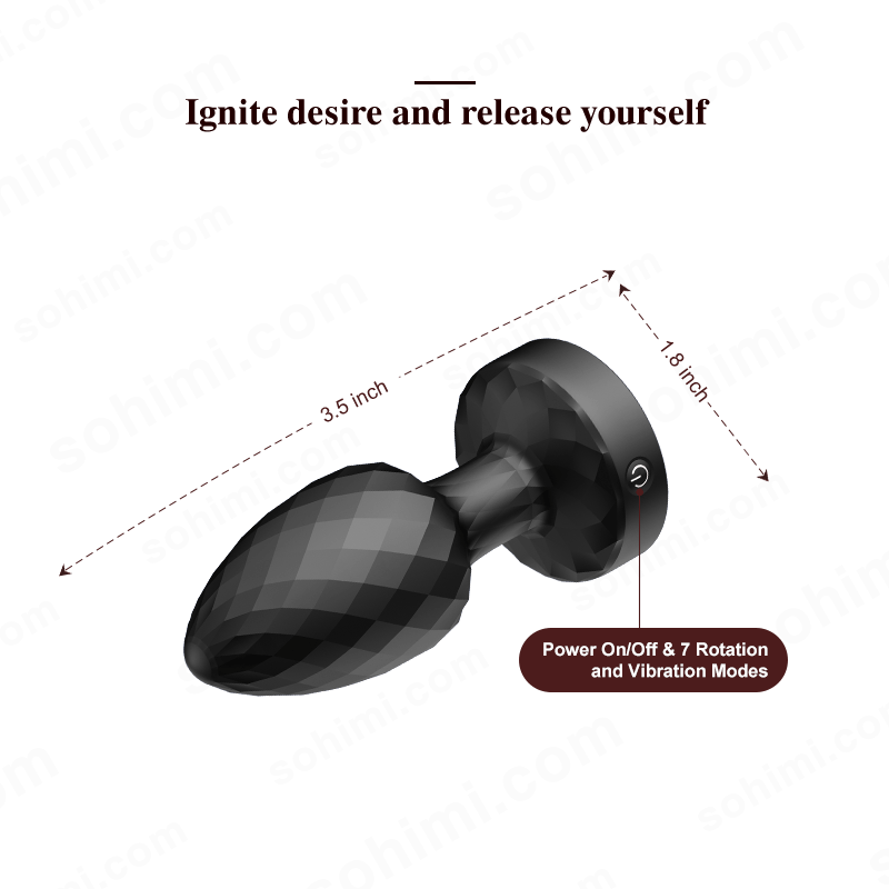 Rotating Butt Plug Vibrator