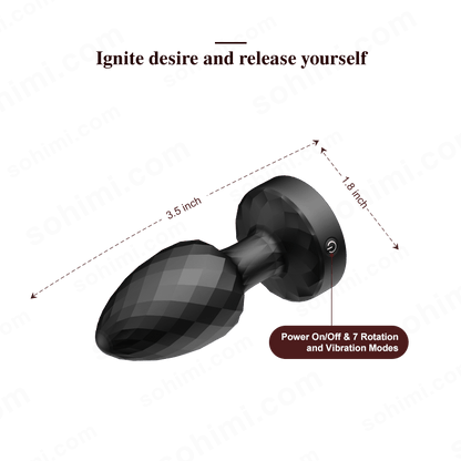 Rotating Butt Plug Vibrator