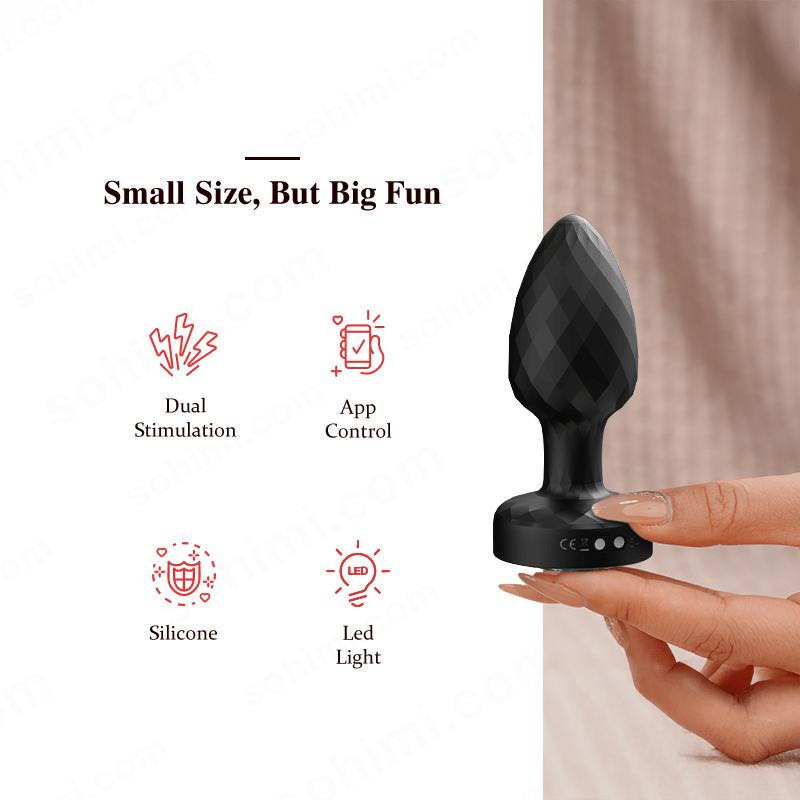 Rotating Butt Plug Vibrator