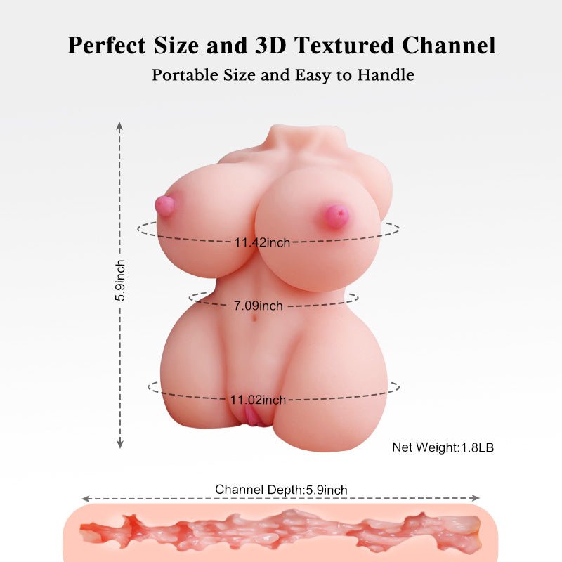 Mini Torso Pocket Pussy Stroker