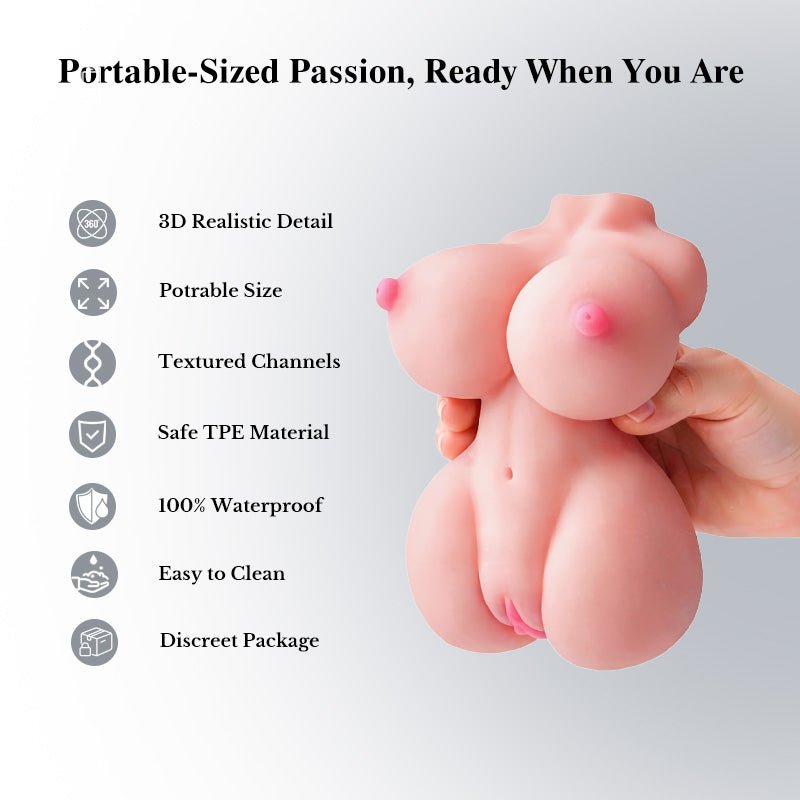 Mini Torso Pocket Pussy Stroker