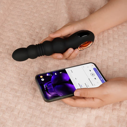 App-Controlled Thrusting Anal Vibrator