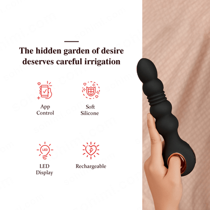App-Controlled Thrusting Anal Vibrator