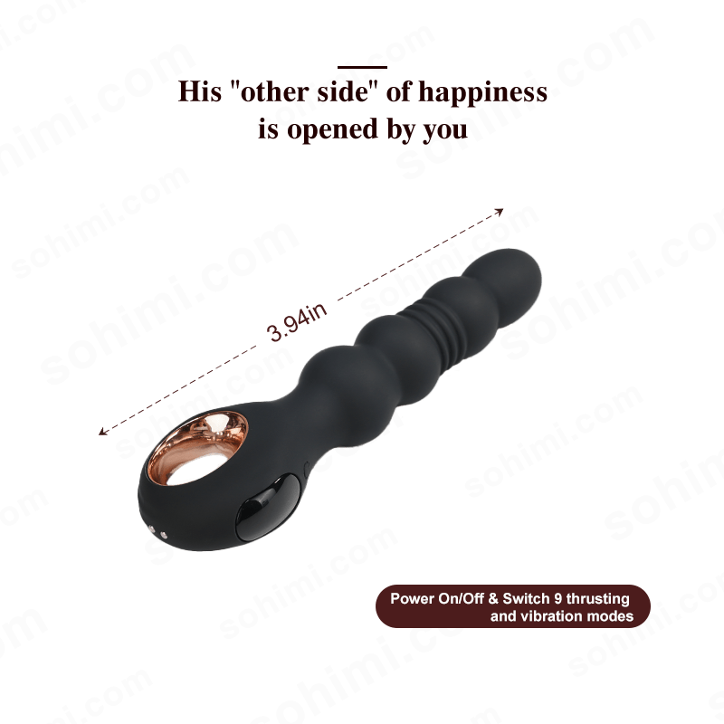 App-Controlled Thrusting Anal Vibrator