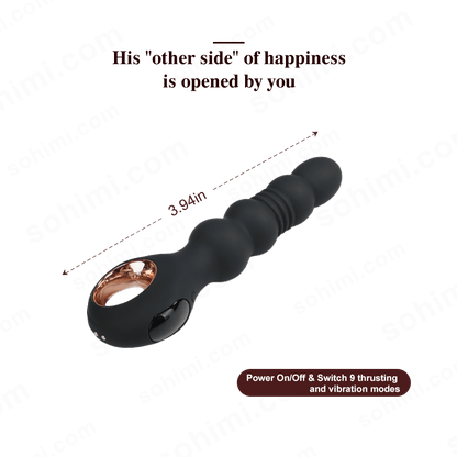 App-Controlled Thrusting Anal Vibrator