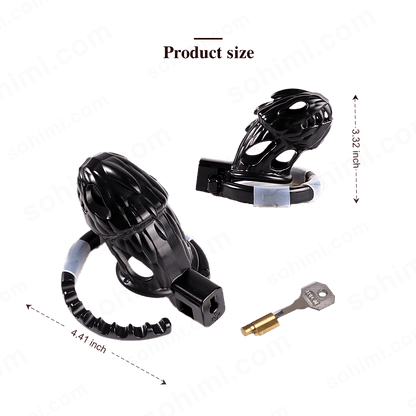 Adjustable Hollow Male Chastity Cage