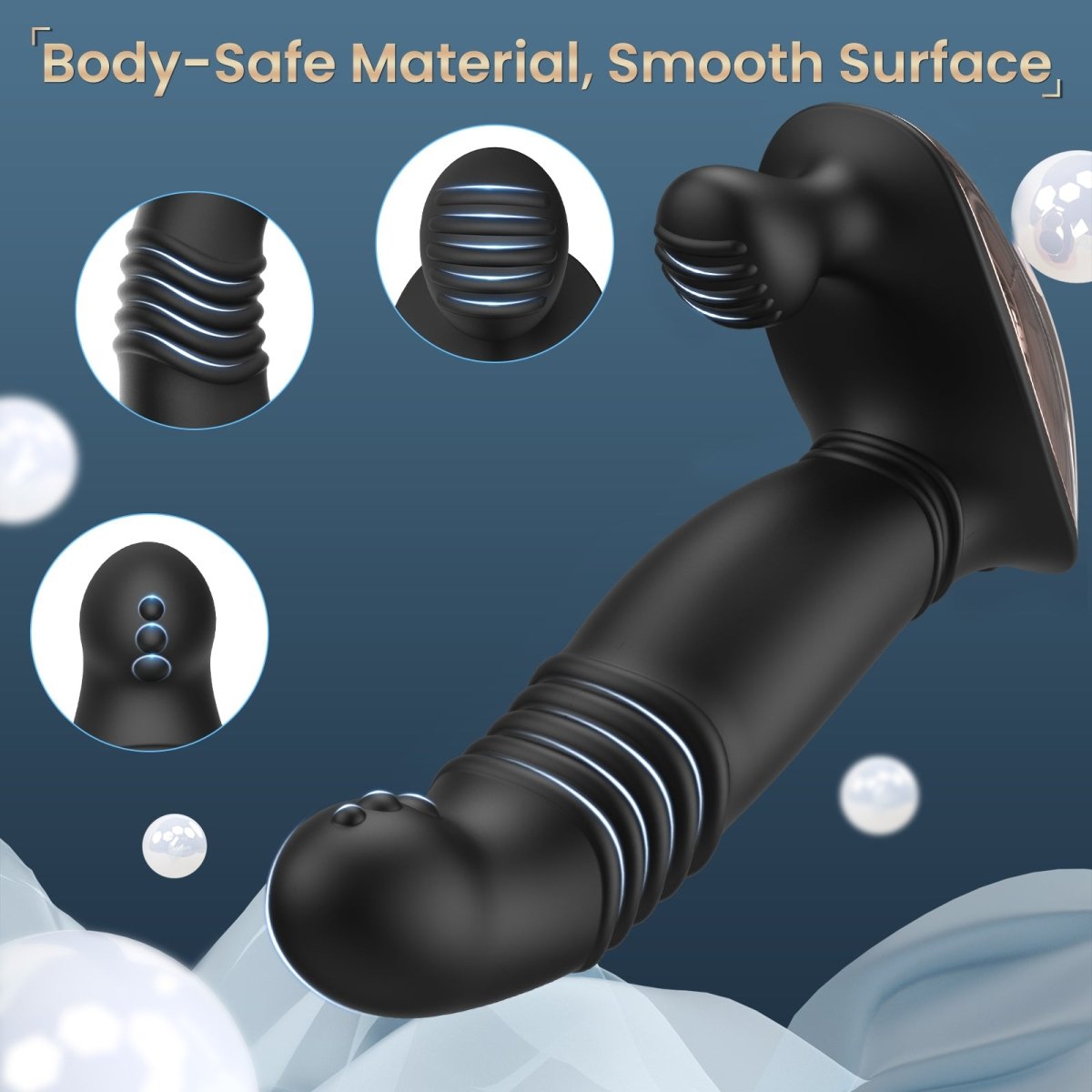 Remote-Control Thrusting Anal Vibrator