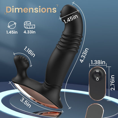Remote-Control Thrusting Anal Vibrator