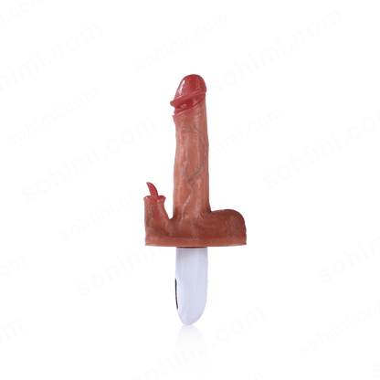 Heated Thrusting Dildo with Licking & Vibration