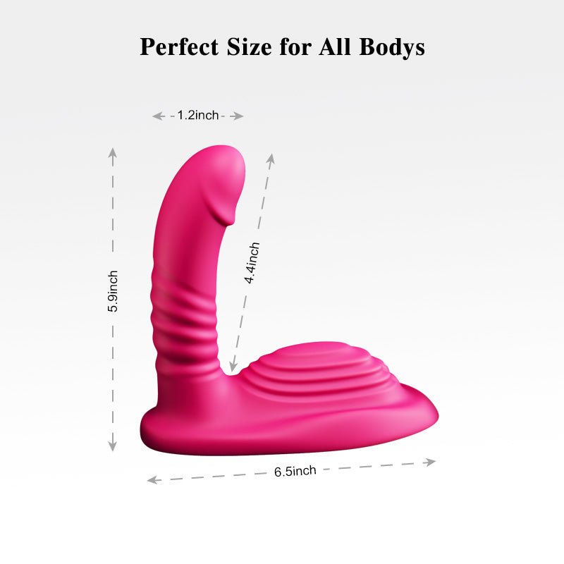 Remote-Control Riding Thrusting Dildo