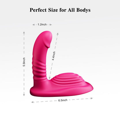 Remote-Control Riding Thrusting Dildo