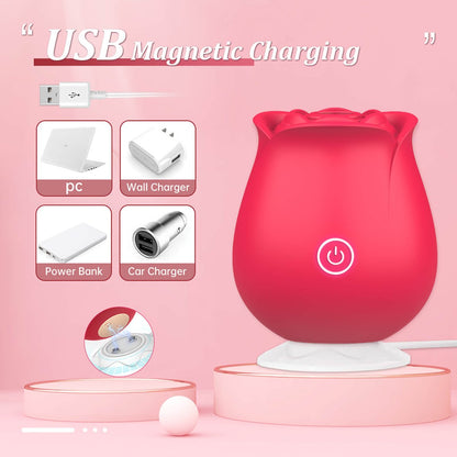Rose Suction Vibrator