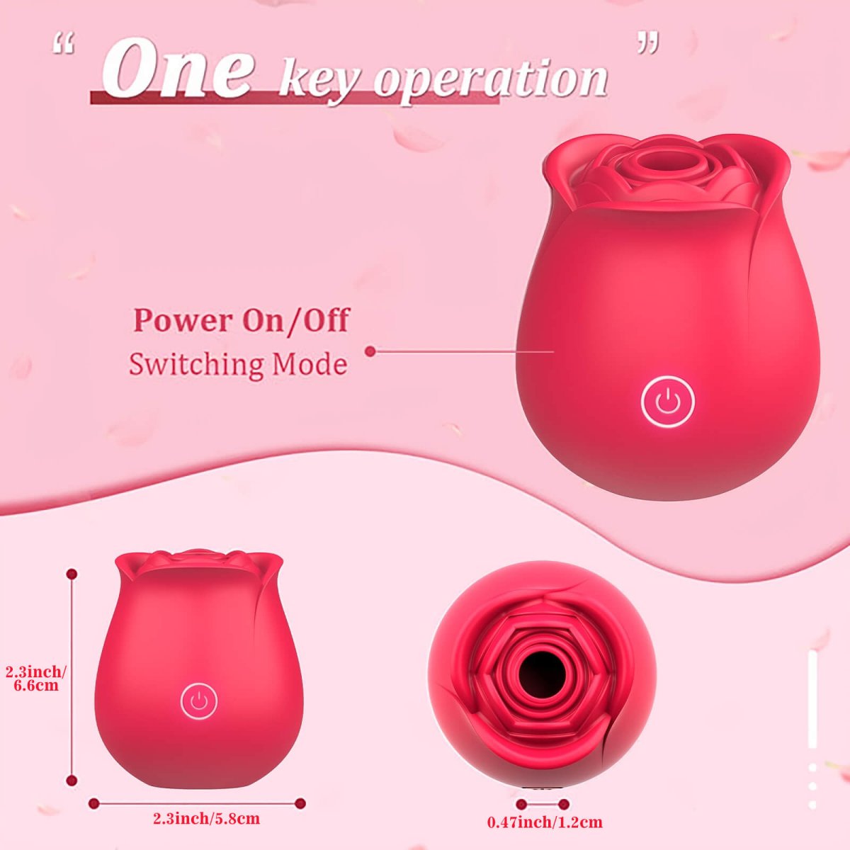 Rose Suction Vibrator