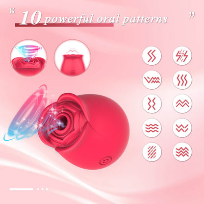 Rose Suction Vibrator