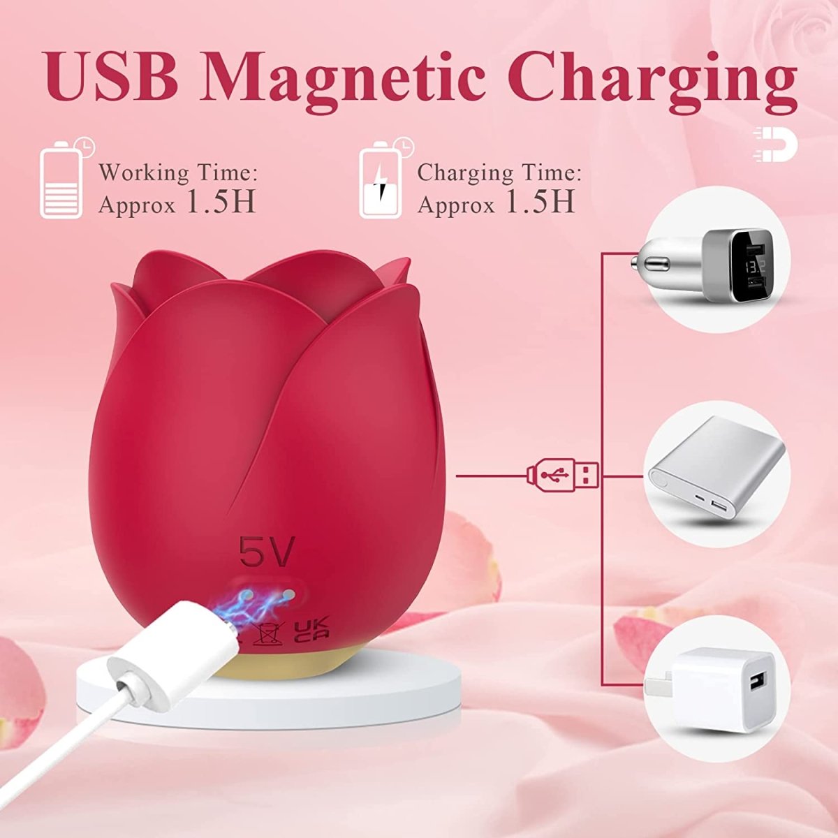 Tapping Rose Vibrator