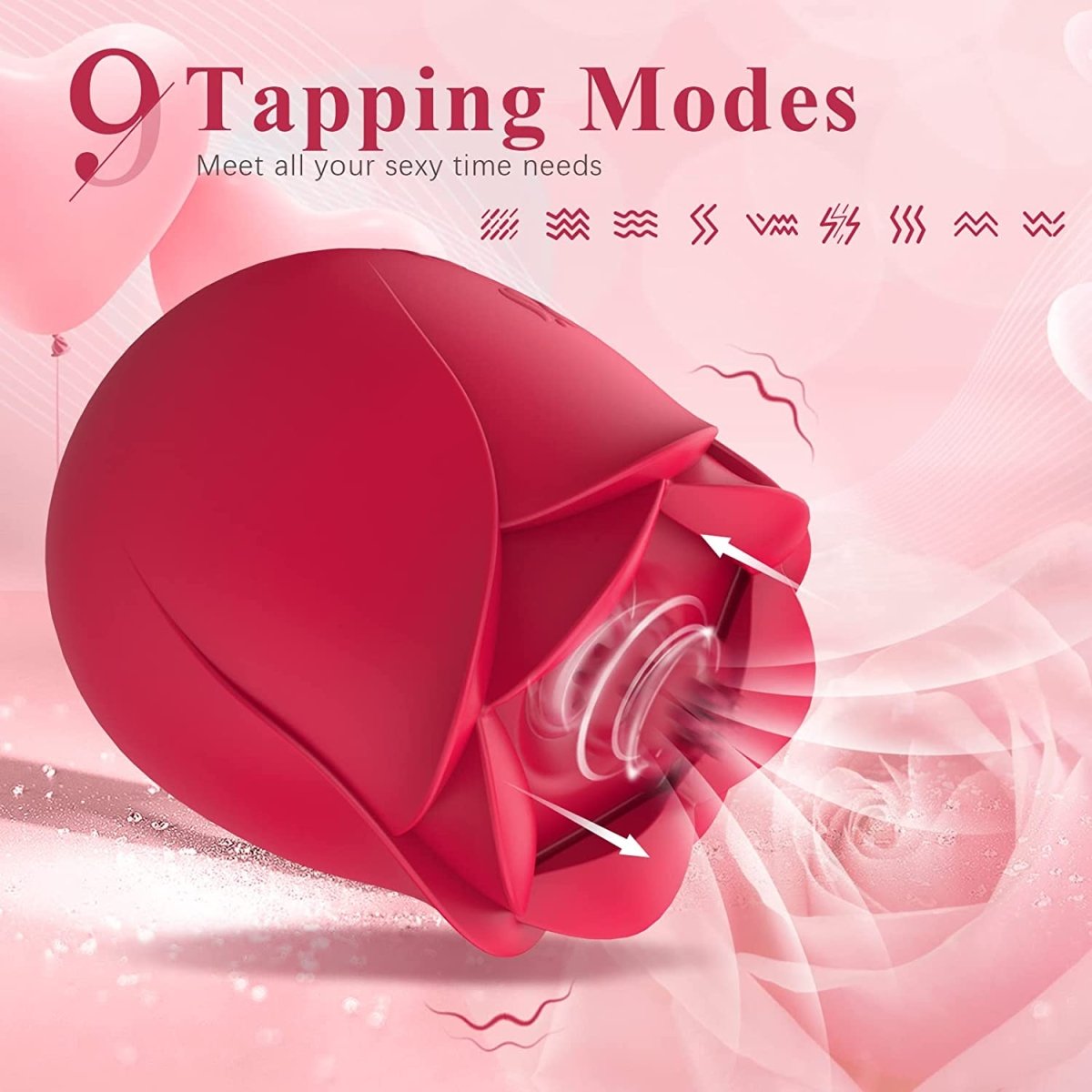 Tapping Rose Vibrator