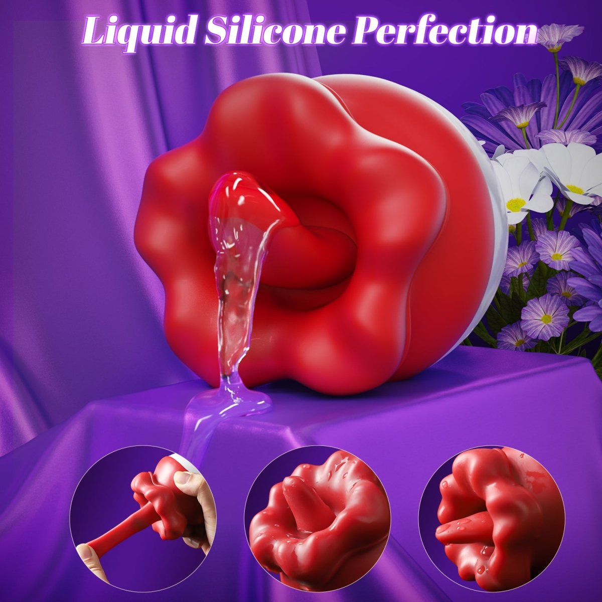 Rose Tongue-Licking Clitoral Vibrator