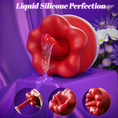 Rose Tongue-Licking Clitoral Vibrator