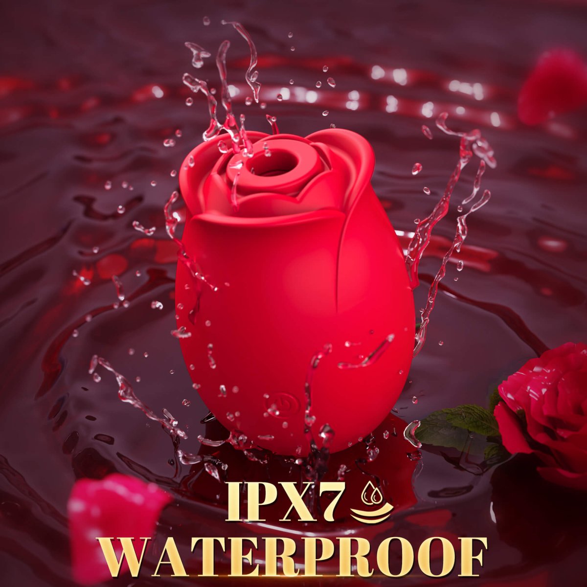 App-Controlled Double-Layer Rose Vibrator