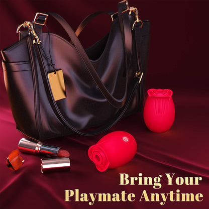 App-Controlled Double-Layer Rose Vibrator