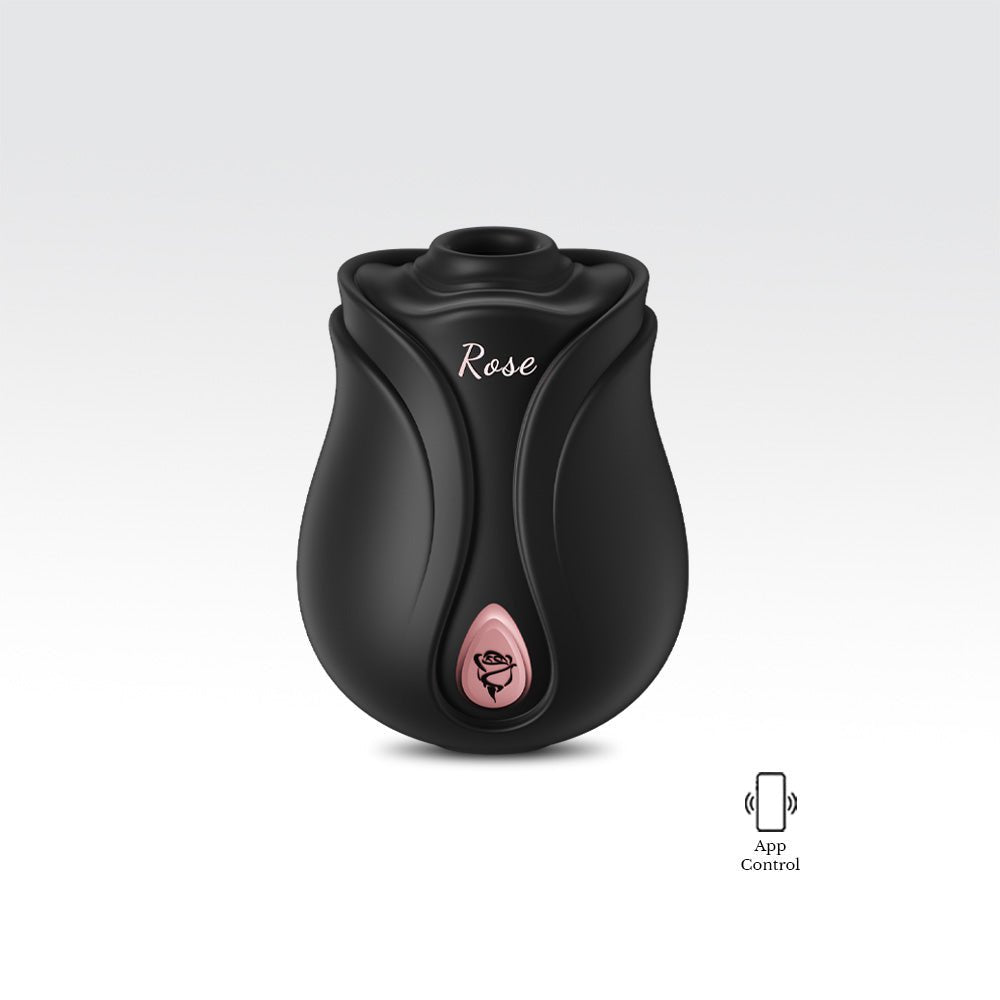 App-Controlled Suction Rose Vibrator