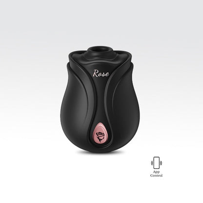 App-Controlled Suction Rose Vibrator