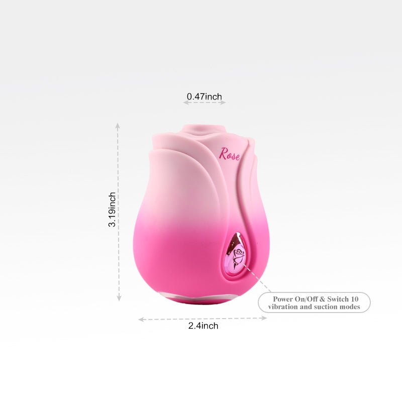 App-Controlled Suction Rose Vibrator