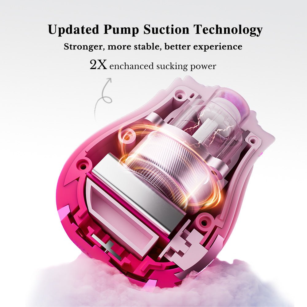 App-Controlled Suction Rose Vibrator