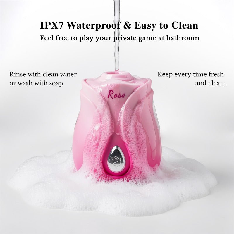 App-Controlled Suction Rose Vibrator