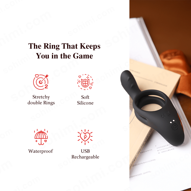 Multi-Function Vibrating Penis Ring