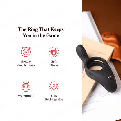 Multi-Function Vibrating Penis Ring