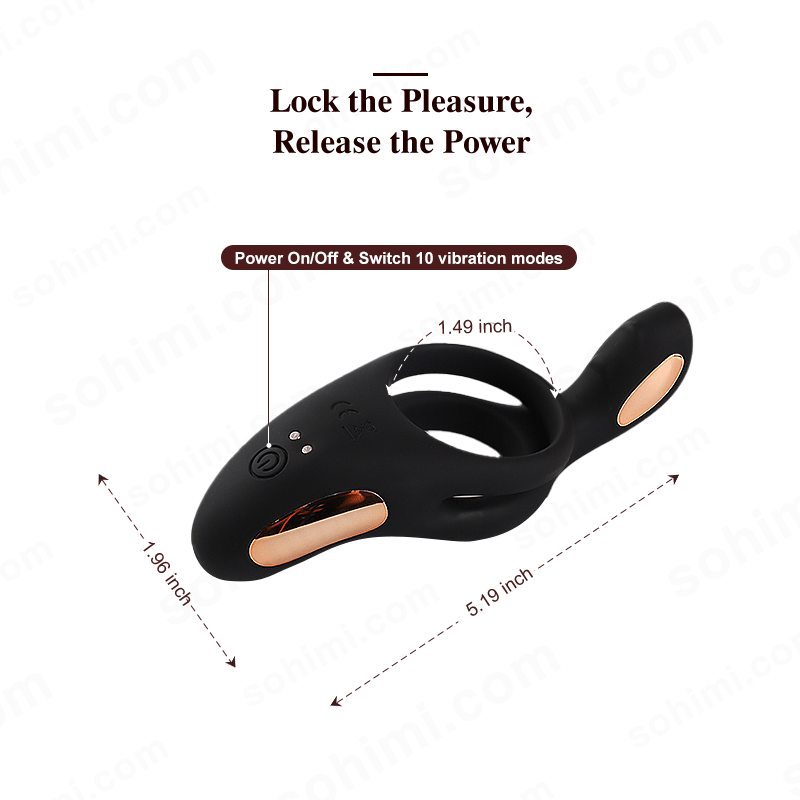 Multi-Function Vibrating Penis Ring