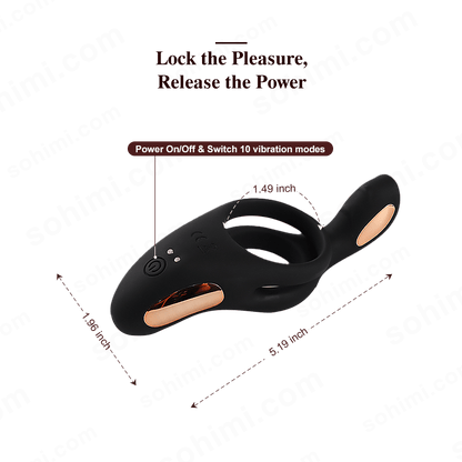 Multi-Function Vibrating Penis Ring