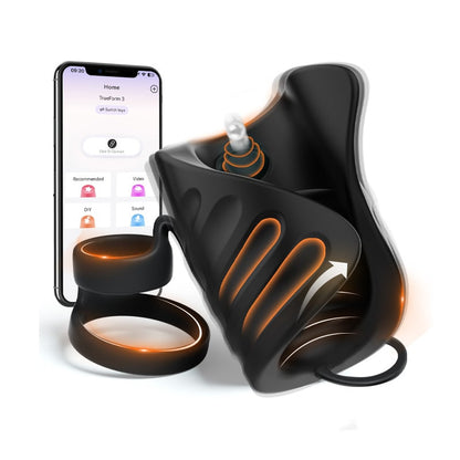 4-in-1 App-Controlled Penis Trainer with Cock Ring