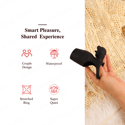 Vibrating Cock Ring with Penis Sleeve