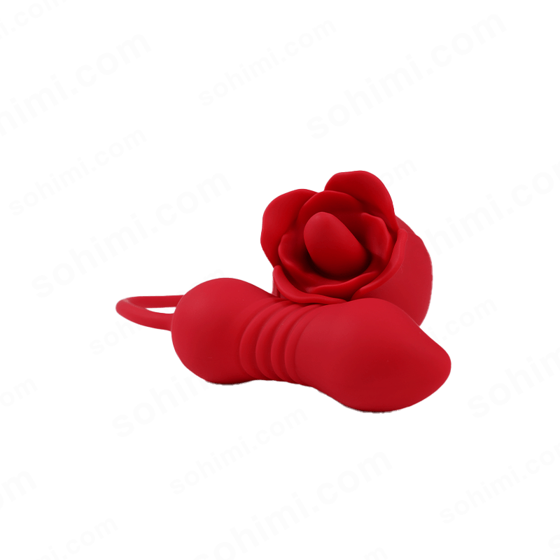 3-in-1 Tongue-Licking Rose Vibrator