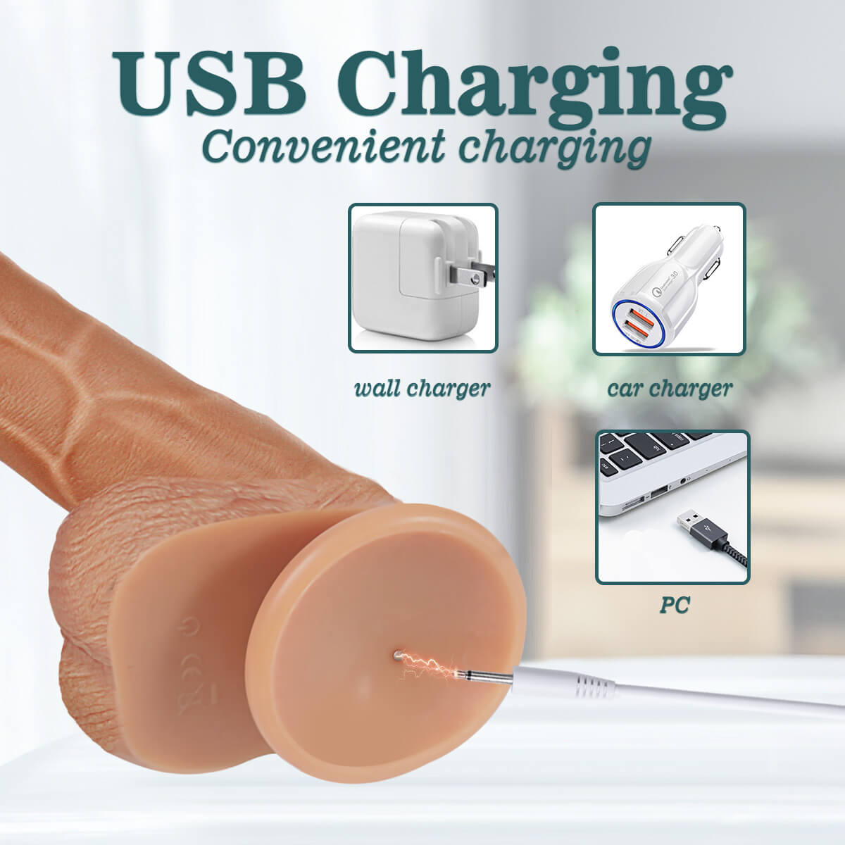 Smart Thrusting and Vibrating with Suction Base