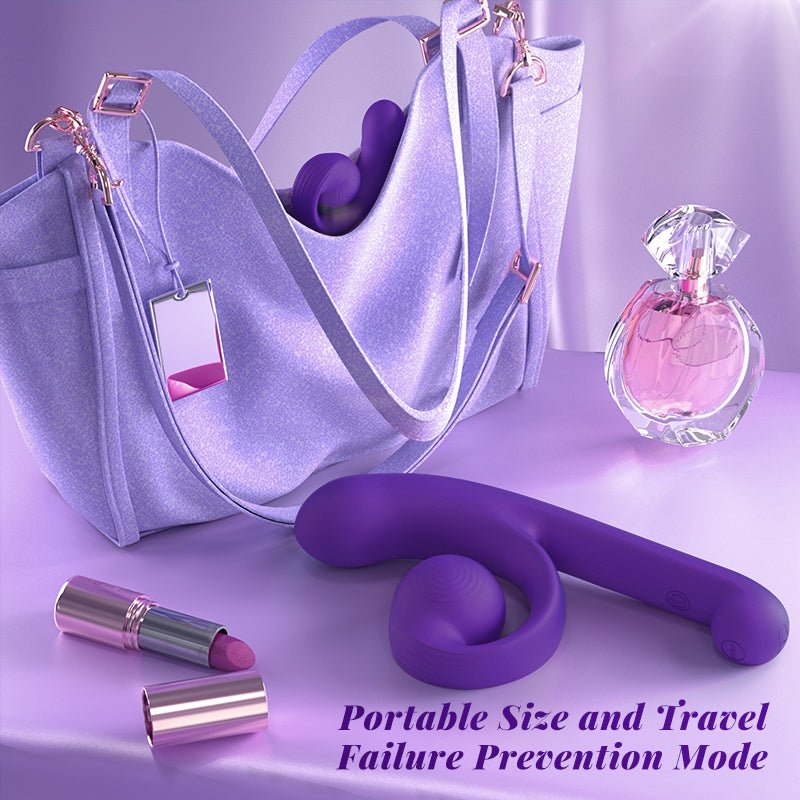 Snail G-Spot and Clit Waterproof Silicone Stimulator Vibrator