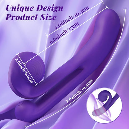 Snail G-Spot and Clit Waterproof Silicone Stimulator Vibrator